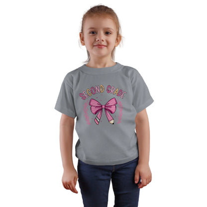 🎀✏️ Second Grade – Crossed Pencils & Cutie Bows! 🌸🌟