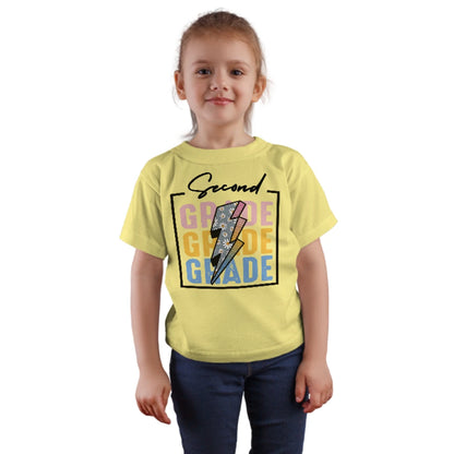 ⚡ Second Grade – Lightning Bolt Stack Power 🌟🔡