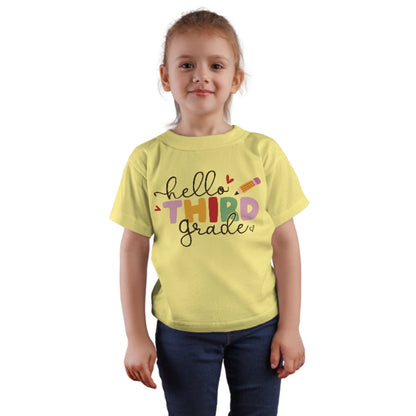 💖✏️ Hello Third Grade – Sweet Start, Bright Smiles! 🌈💛