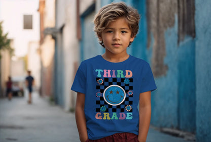 😊🌀 Third Grade – Smile, Sparkle & Checkerboard Cool! 💫🌼