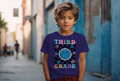 😊🌀 Third Grade – Smile, Sparkle & Checkerboard Cool! 💫🌼