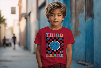 😊🌀 Third Grade – Smile, Sparkle & Checkerboard Cool! 💫🌼