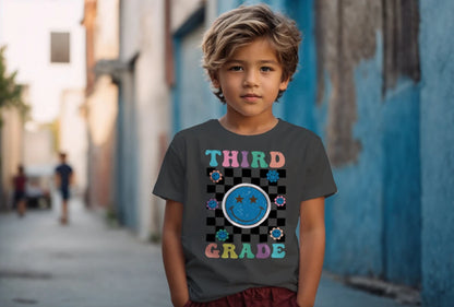😊🌀 Third Grade – Smile, Sparkle & Checkerboard Cool! 💫🌼