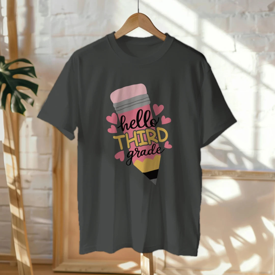 ✏️💗 Hello Third Grade – Pencil Perfect & Heart-Filled! 🌟📚