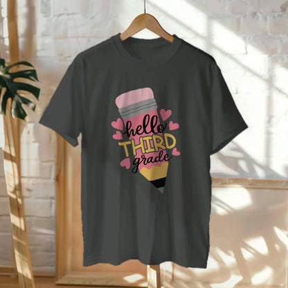 ✏️💗 Hello Third Grade – Pencil Perfect & Heart-Filled! 🌟📚