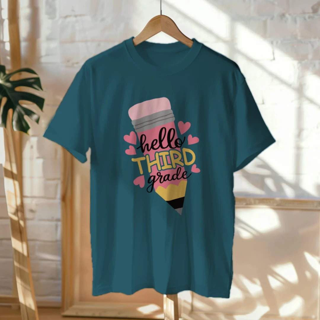 ✏️💗 Hello Third Grade – Pencil Perfect & Heart-Filled! 🌟📚