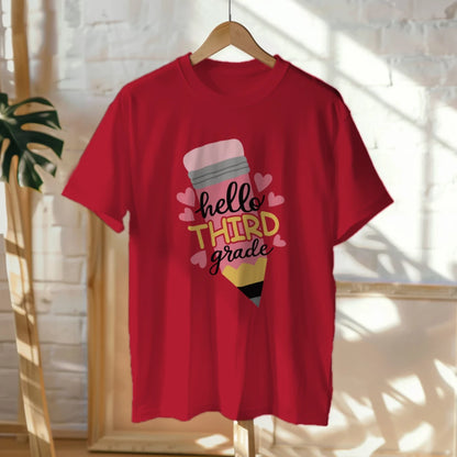 ✏️💗 Hello Third Grade – Pencil Perfect & Heart-Filled! 🌟📚