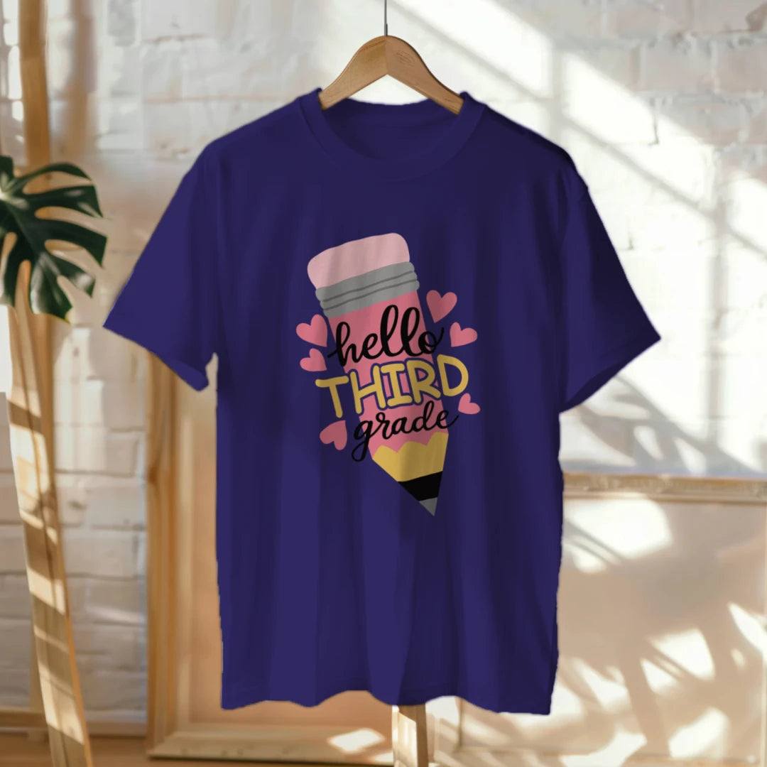 ✏️💗 Hello Third Grade – Pencil Perfect & Heart-Filled! 🌟📚