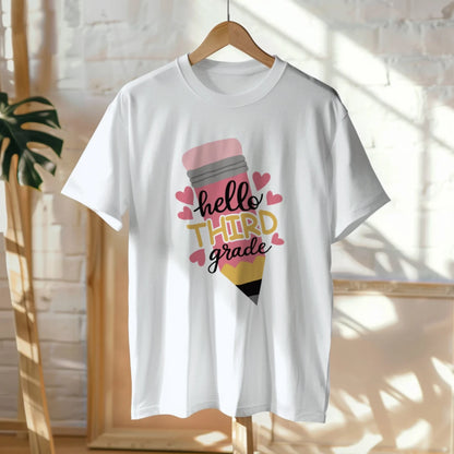 ✏️💗 Hello Third Grade – Pencil Perfect & Heart-Filled! 🌟📚