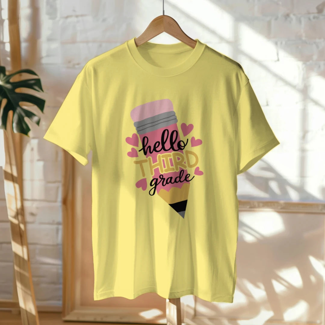 ✏️💗 Hello Third Grade – Pencil Perfect & Heart-Filled! 🌟📚