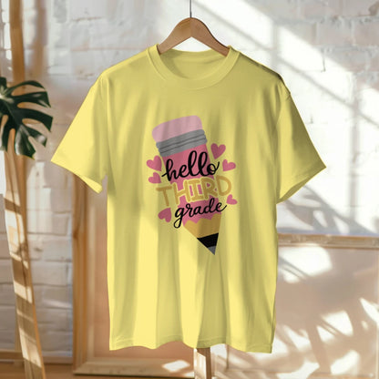 ✏️💗 Hello Third Grade – Pencil Perfect & Heart-Filled! 🌟📚