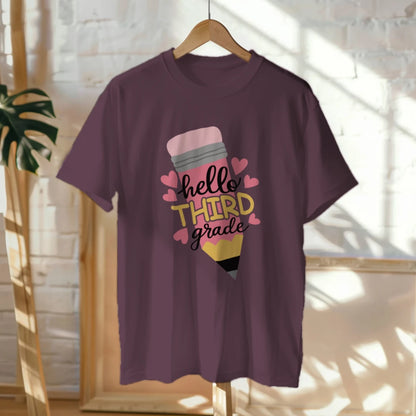 ✏️💗 Hello Third Grade – Pencil Perfect & Heart-Filled! 🌟📚