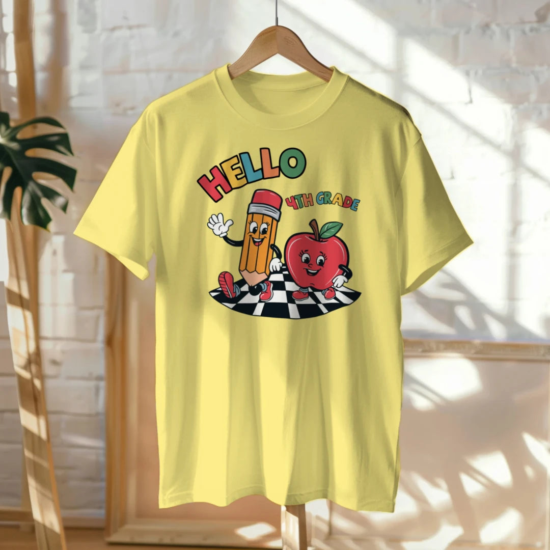 🍎✏️ Say “HELLO” to 4th Grade in Style! 🎉📚
