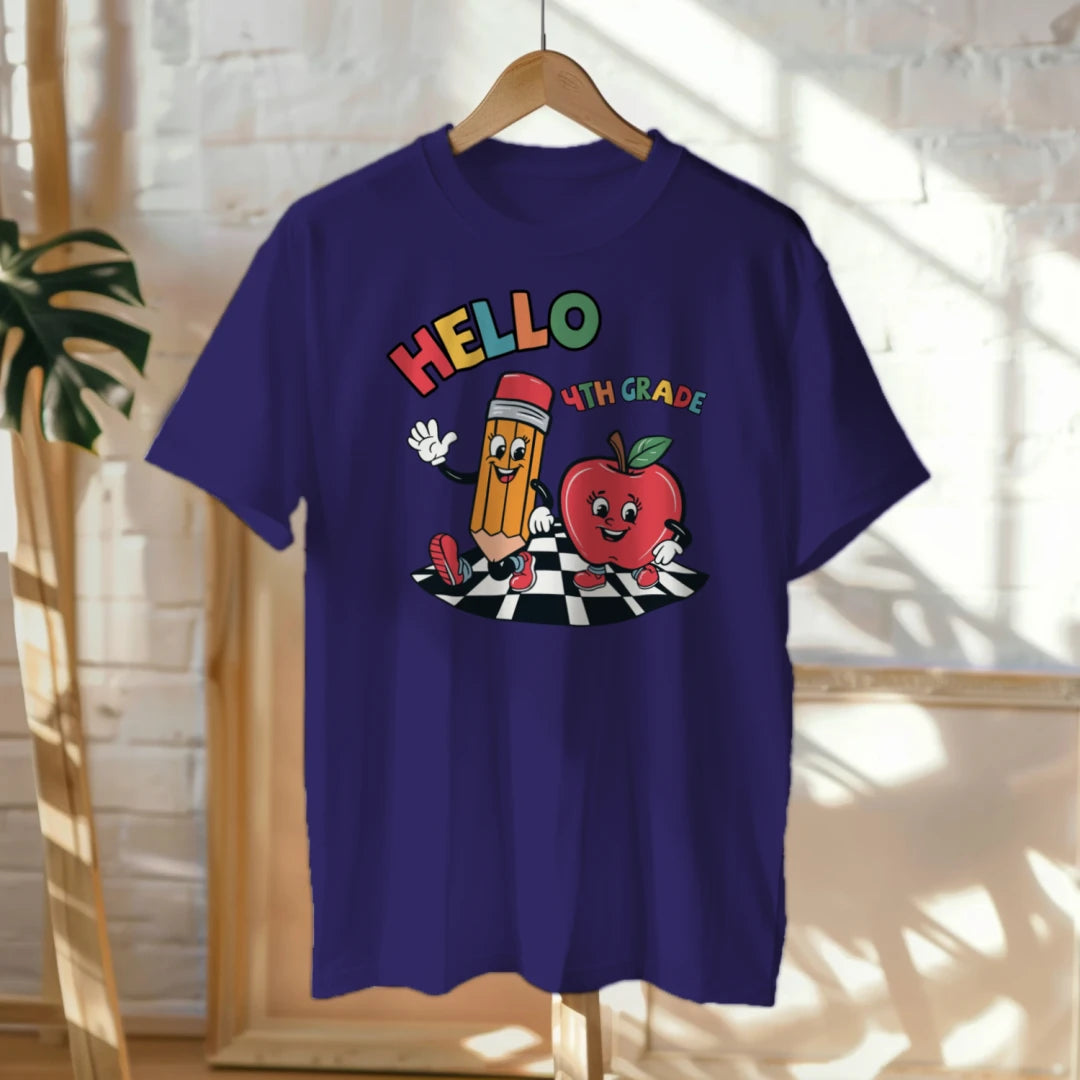 🍎✏️ Say “HELLO” to 4th Grade in Style! 🎉📚
