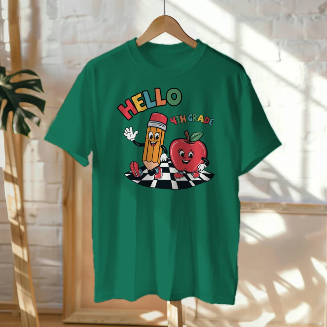 🍎✏️ Say “HELLO” to 4th Grade in Style! 🎉📚