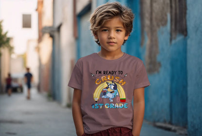 🐾✏️ “Crushing 1st Grade” – Bluey Style with Pencil Power! 💥🍎