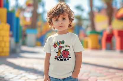 🎒🍎 Hello First Grade – Vintage Toon Style! ✏️👟