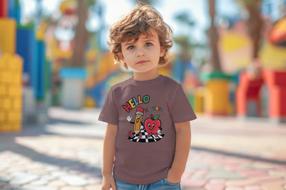 🎒🍎 Hello First Grade – Vintage Toon Style! ✏️👟