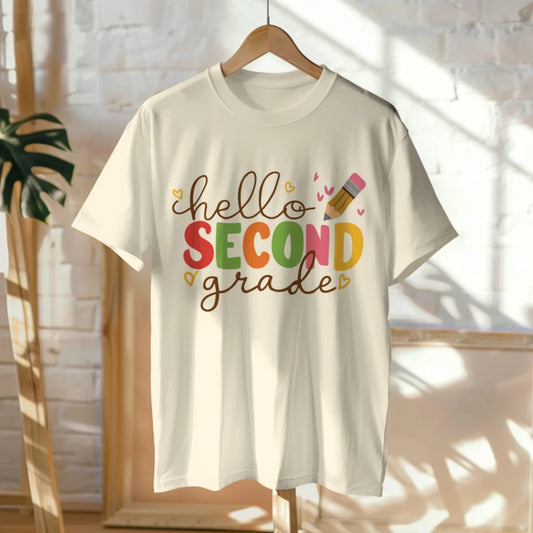 ✏️ Hello Second Grade – Sweet & School-Ready ❤️🌈