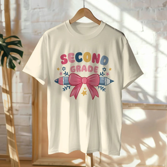🎀✨ Second Grade – Bows, Pencils & Sparkles, Oh My! 🌸📚
