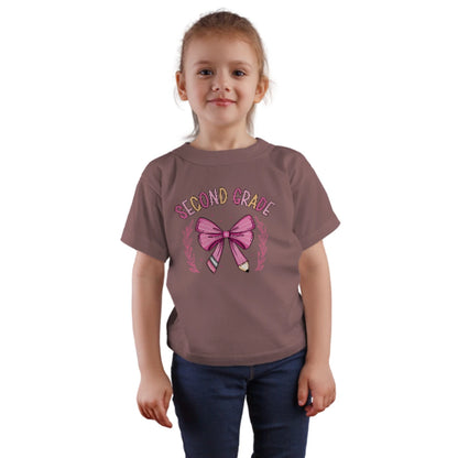 🎀✏️ Second Grade – Crossed Pencils & Cutie Bows! 🌸🌟