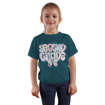🎀✨ Second Grade – Coquette Cutie with Pencils & Pink Power! 💖✏️🌿