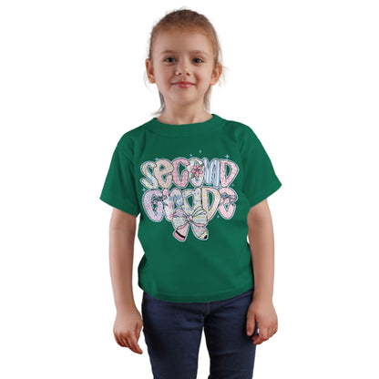 🎀✨ Second Grade – Coquette Cutie with Pencils & Pink Power! 💖✏️🌿