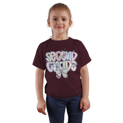 🎀✨ Second Grade – Coquette Cutie with Pencils & Pink Power! 💖✏️🌿