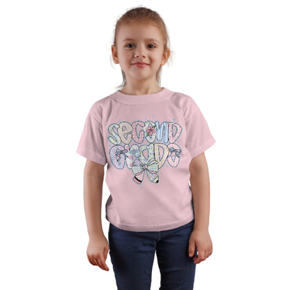 🎀✨ Second Grade – Coquette Cutie with Pencils & Pink Power! 💖✏️🌿