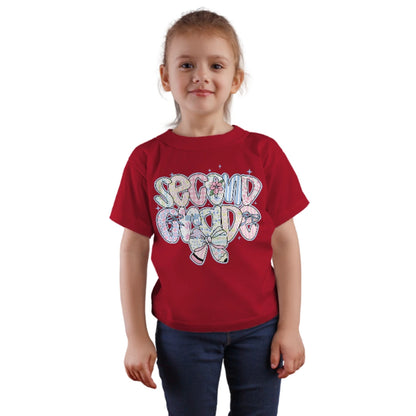 🎀✨ Second Grade – Coquette Cutie with Pencils & Pink Power! 💖✏️🌿