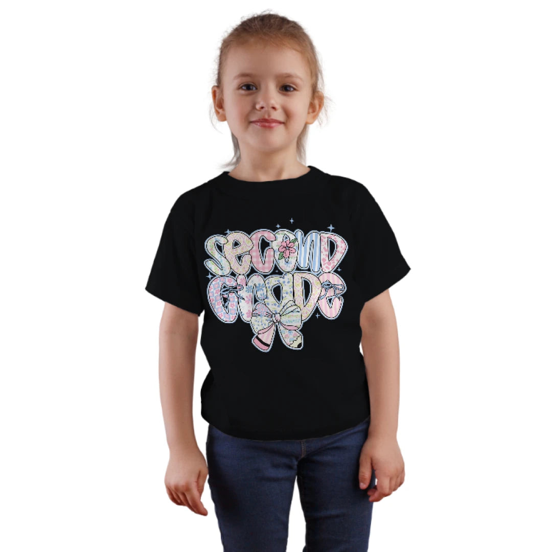 🎀✨ Second Grade – Coquette Cutie with Pencils & Pink Power! 💖✏️🌿