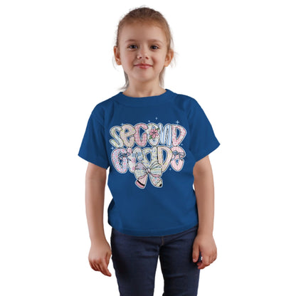 🎀✨ Second Grade – Coquette Cutie with Pencils & Pink Power! 💖✏️🌿