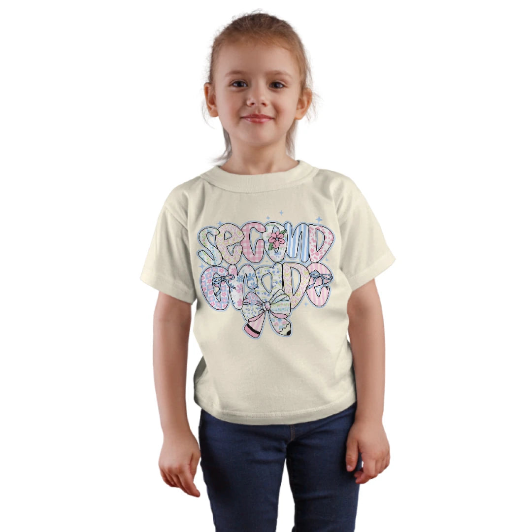 🎀✨ Second Grade – Coquette Cutie with Pencils & Pink Power! 💖✏️🌿