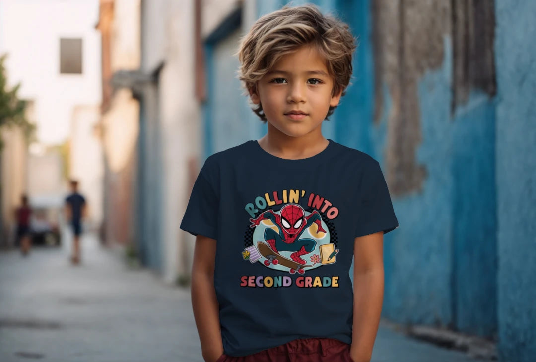 🕷️🛹 Second Grade – Rollin' In with Spidey Style! 💥📚