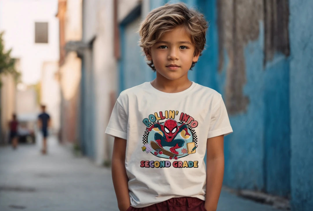 🕷️🛹 Second Grade – Rollin' In with Spidey Style! 💥📚