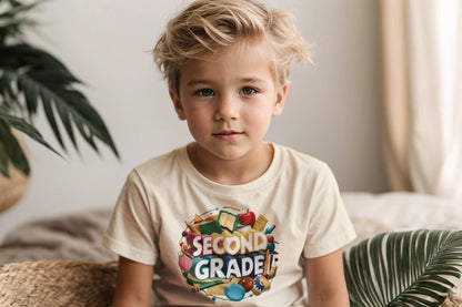 📚✏️ Second Grade – School Stuff & Smart Style! 🎨🌎🍎