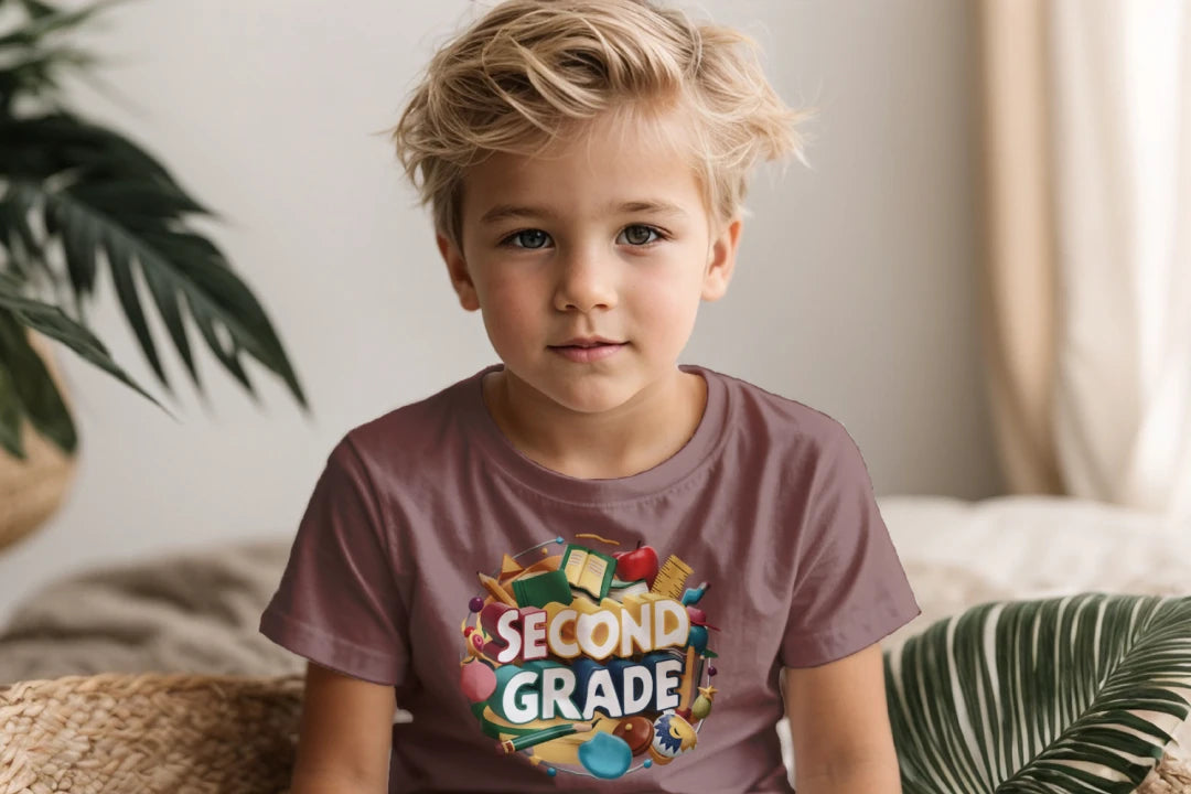 📚✏️ Second Grade – School Stuff & Smart Style! 🎨🌎🍎