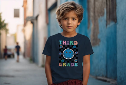 😊🌀 Third Grade – Smile, Sparkle & Checkerboard Cool! 💫🌼