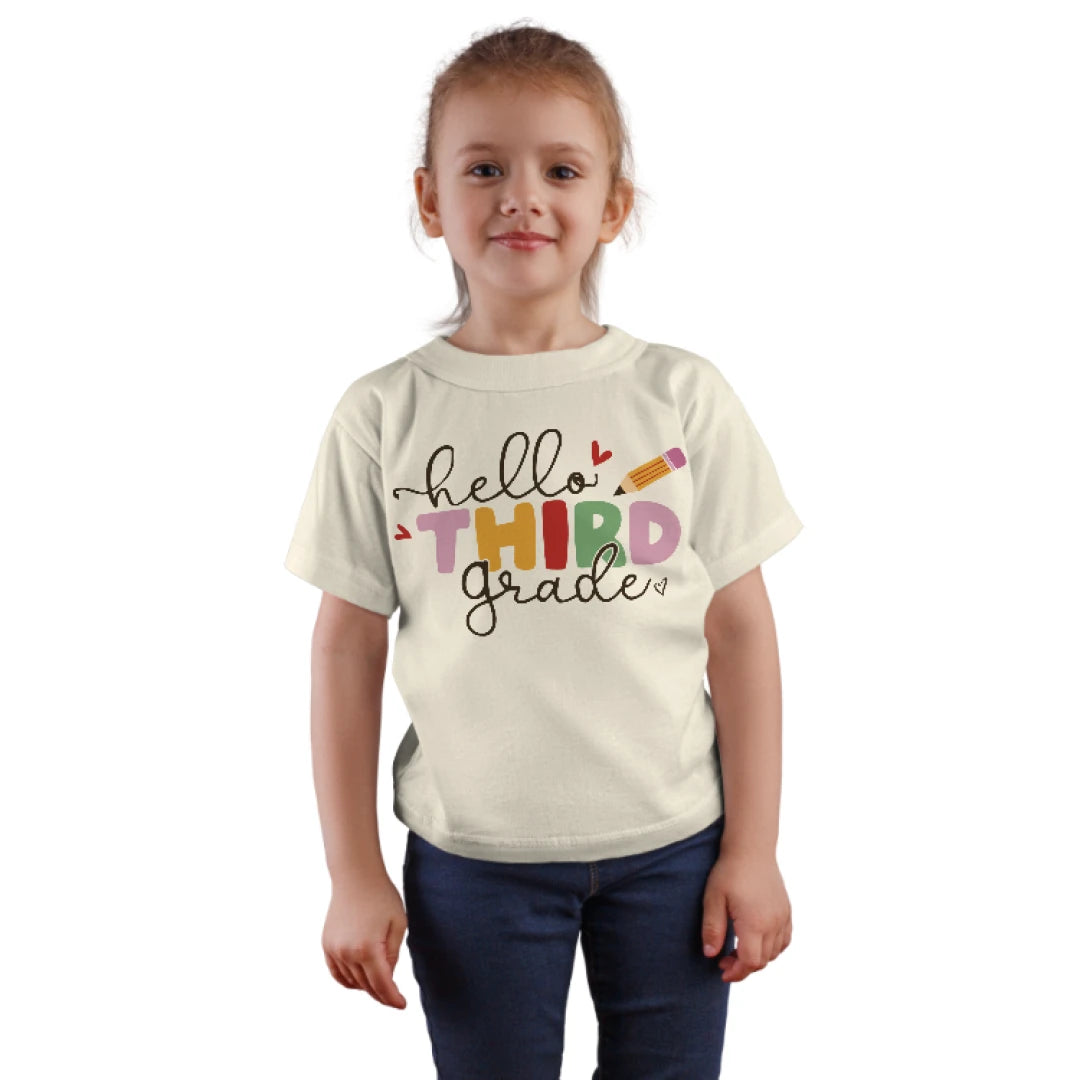 💖✏️ Hello Third Grade – Sweet Start, Bright Smiles! 🌈💛