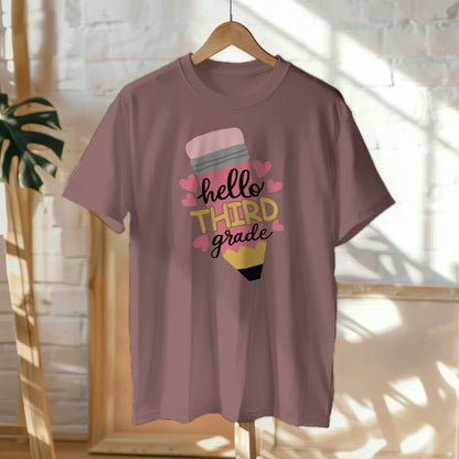 ✏️💗 Hello Third Grade – Pencil Perfect & Heart-Filled! 🌟📚