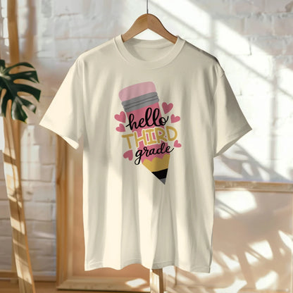 ✏️💗 Hello Third Grade – Pencil Perfect & Heart-Filled! 🌟📚