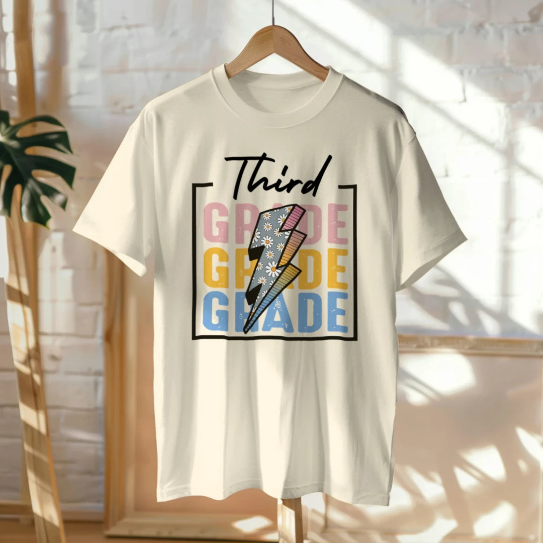 ⚡🌼 Third Grade – Daisies & Power Strikes! 🎀📚