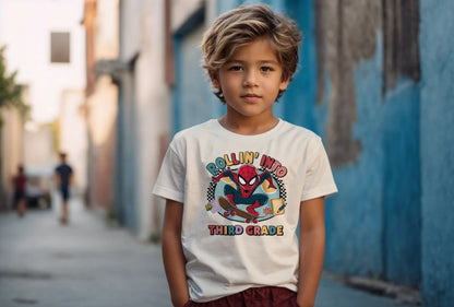 🕸️🛹 Third Grade – Rollin’ In With Spidey Swag! 💥🏙️