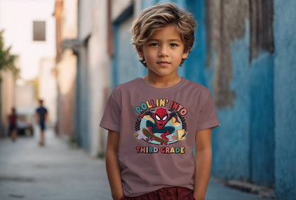 🕸️🛹 Third Grade – Rollin’ In With Spidey Swag! 💥🏙️