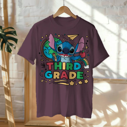 🌀📚 Stitch Says Aloha to Third Grade! 🌈✏️🍎