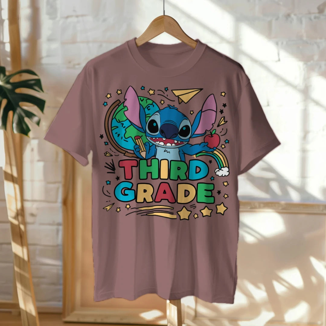 🌀📚 Stitch Says Aloha to Third Grade! 🌈✏️🍎