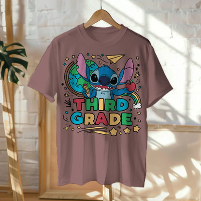 🌀📚 Stitch Says Aloha to Third Grade! 🌈✏️🍎