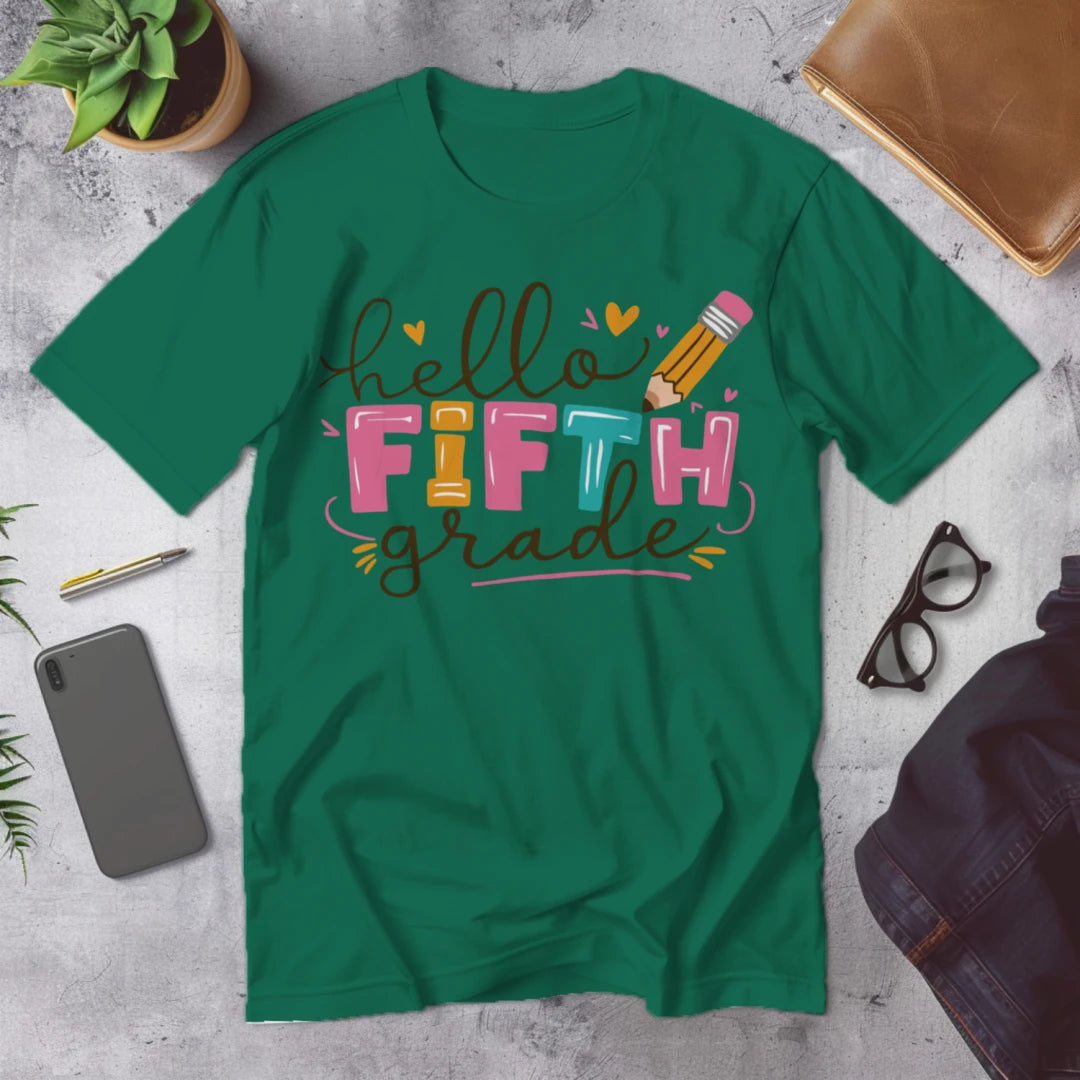 ✏️🎉 Hello FIFTH grade 💖📚