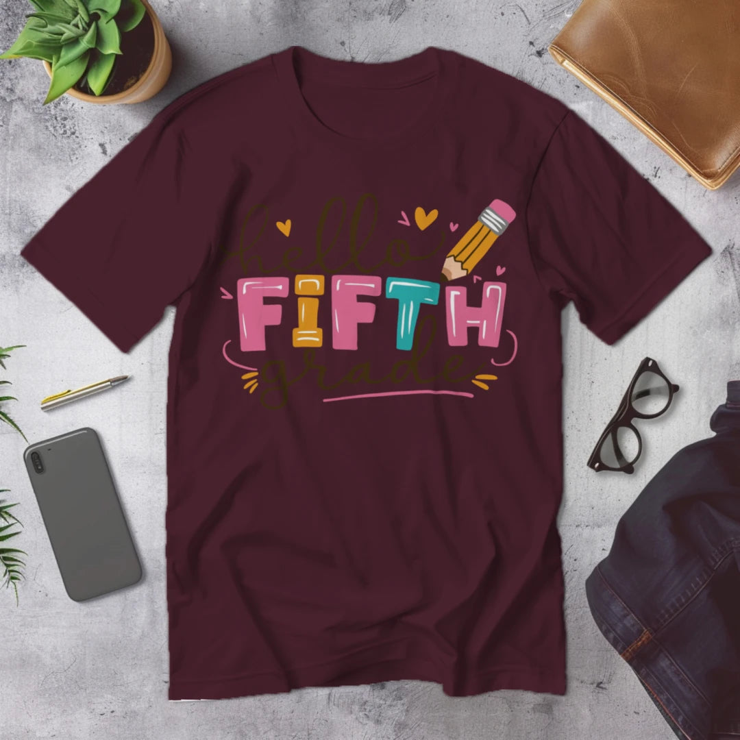 ✏️🎉 Hello FIFTH grade 💖📚