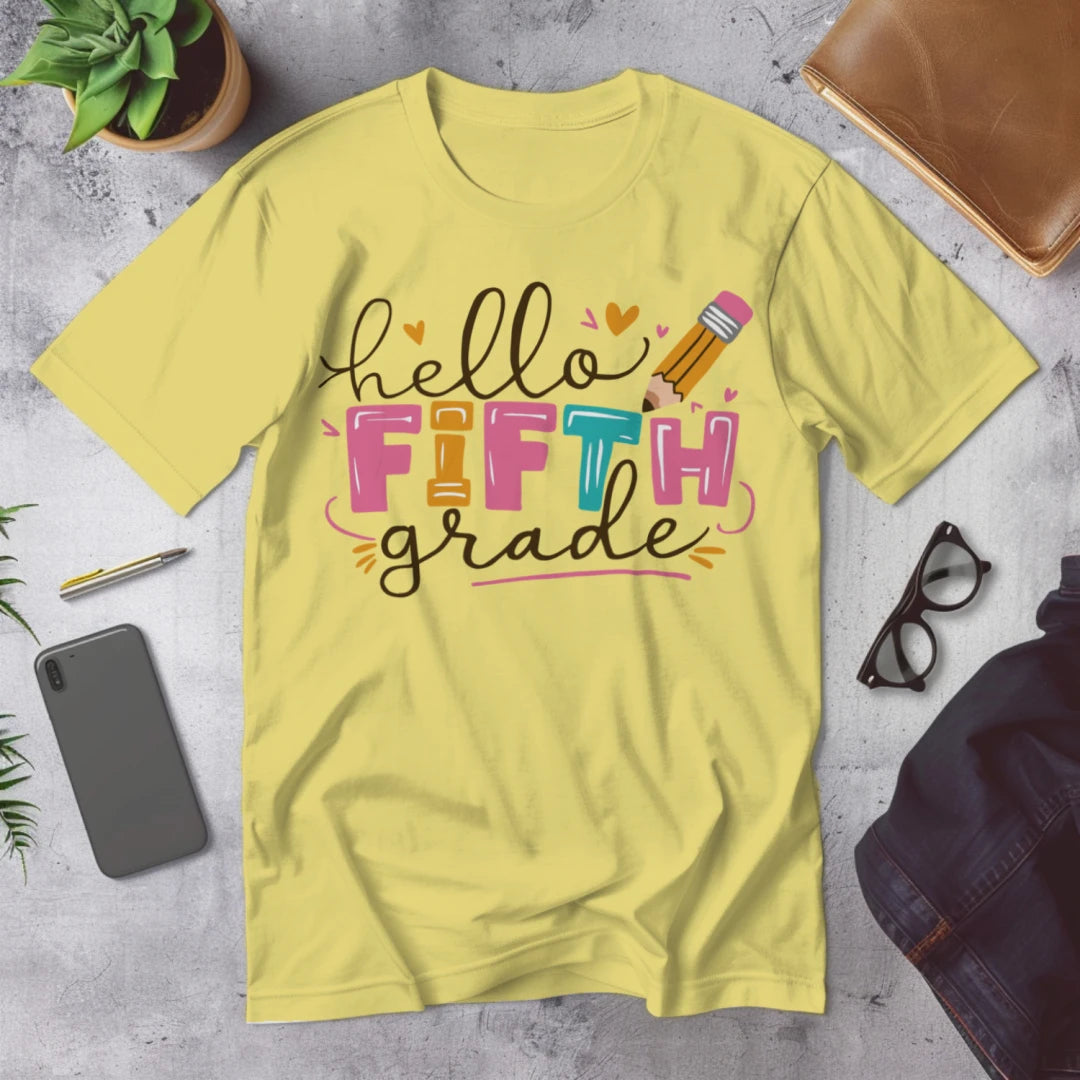 ✏️🎉 Hello FIFTH grade 💖📚